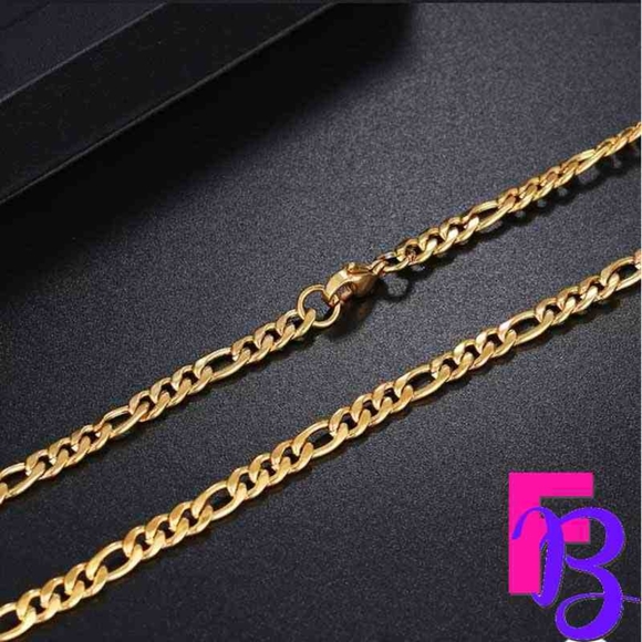 *NEW!* 5mm 24" 14K Italian Figaro Chain - Picture 3 of 10